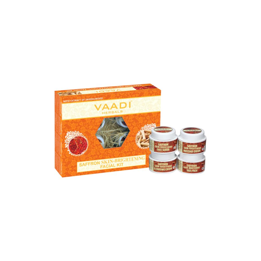 VAADI Saffron Skin Whitening Facial Kit With Sandalwood Extract