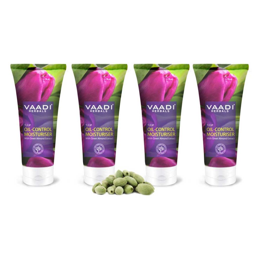 VAADI Tulip Oil Control Moisturizers with Green Almonds Extract (Pack 