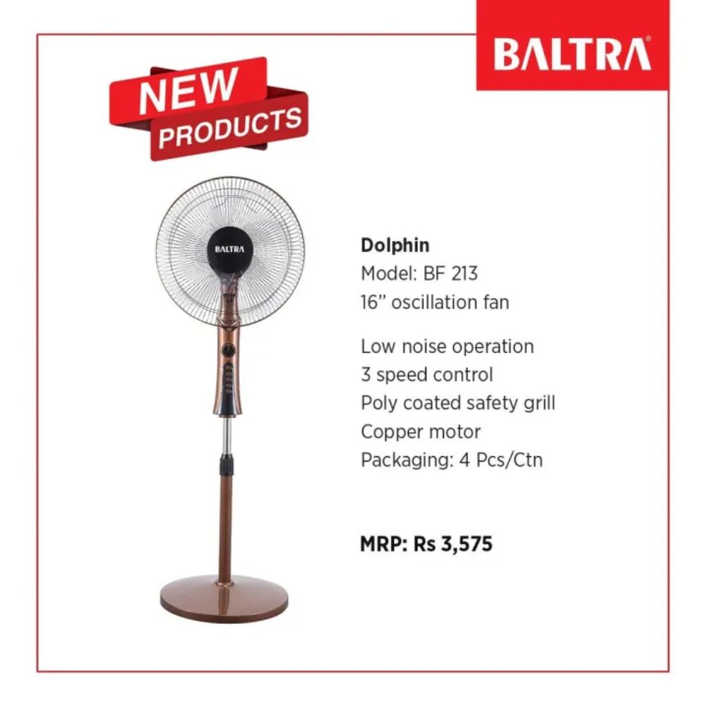 BALTRA Dolphin Osciliation Stand Fan (16Inch) Kinaun (किनौं) Online